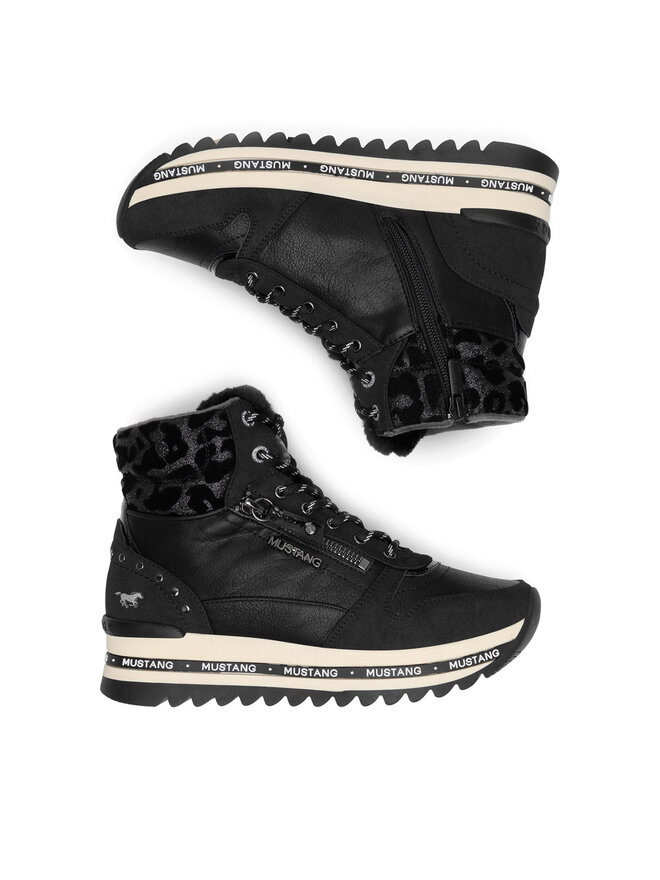 Mustang Schnürschuhe Mustang 1364-503 Schwarz