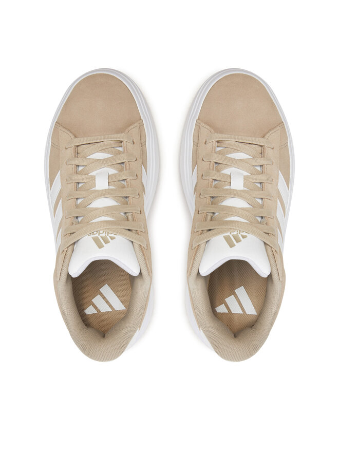 adidas Sneakersy adidas Grand Court Platform IH2408 Beżowy