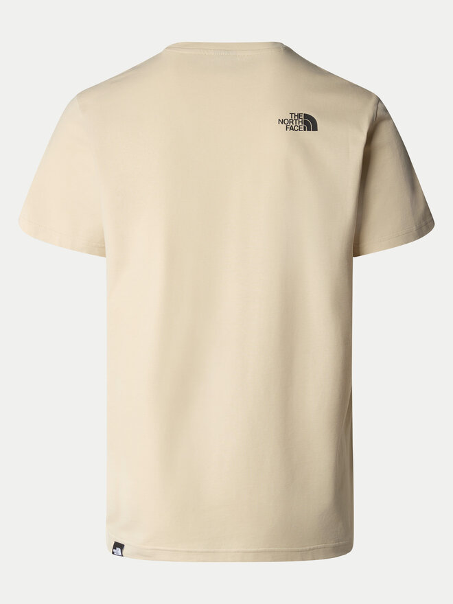 The North Face The North Face T-Shirt Simple Dome NF0A87NG Μπεζ Regular Fit