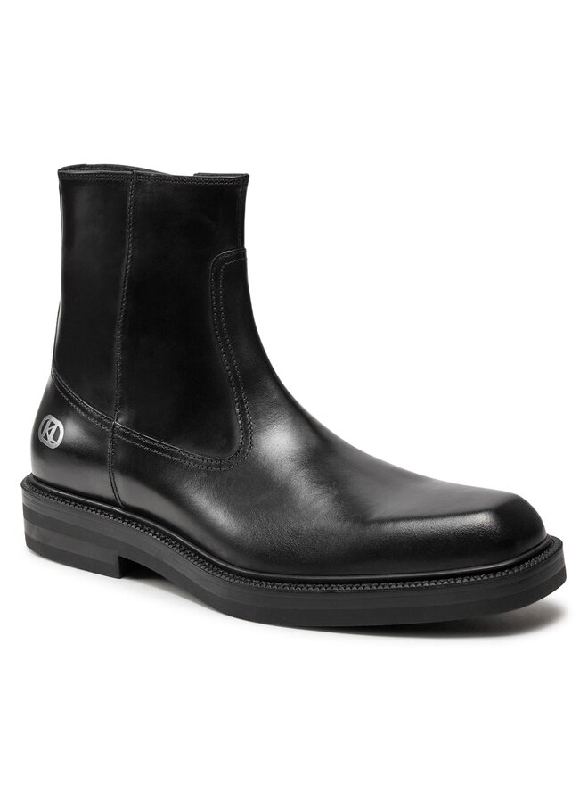 KARL LAGERFELD Kozačky KARL LAGERFELD KL11440 Černá