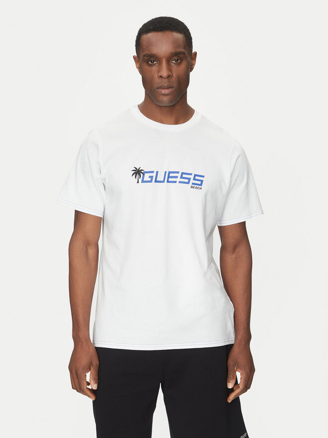 Guess Guess Camiseta F5GI06 I3Z14 Blanco Regular Fit