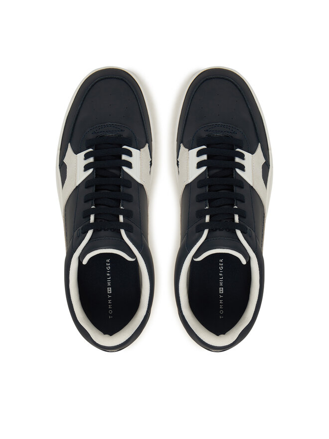 Tommy Hilfiger Sneakers Tommy Hilfiger Th Court Craft Mix FM0FM05654 Dunkelblau