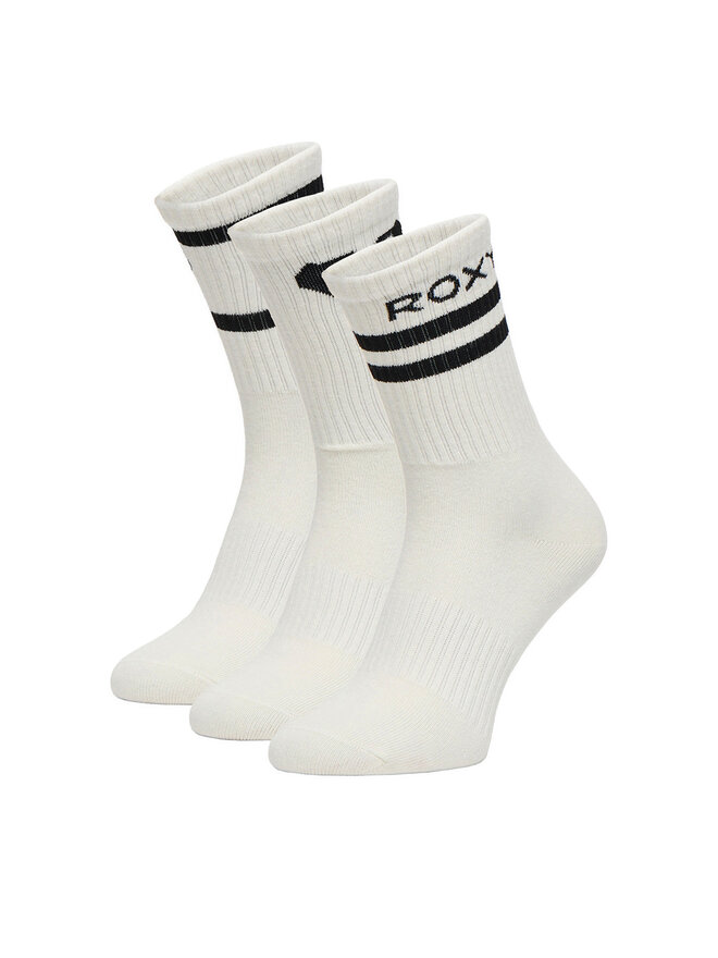 Roxy Skarpety długie Roxy CEO_AS_ROXY_11_W_AW25 (3-PACK) Biały