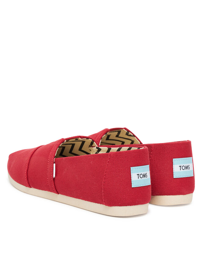 Toms Īsi apavi Toms Alpargata 10017665 Sarkans
