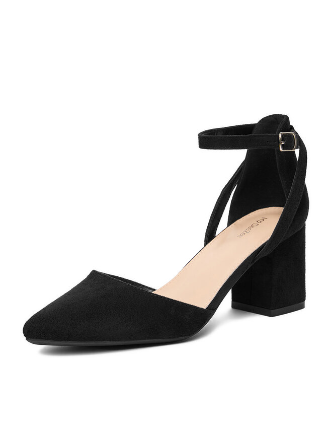 DeeZee Czółenka DeeZee CEO-WSS20968-02 Czarny