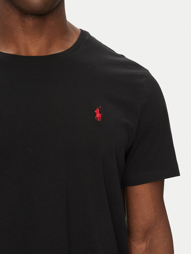 Polo Ralph Lauren Polo Ralph Lauren T-Shirt Bsr 710680785 Μαύρο Custom Slim Fit