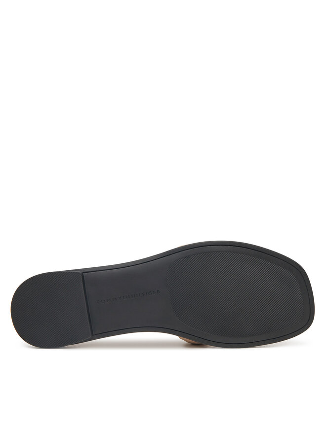 Tommy Hilfiger Şlapi Tommy Hilfiger Th Logo Strap Mule FW0FW08671 Bej