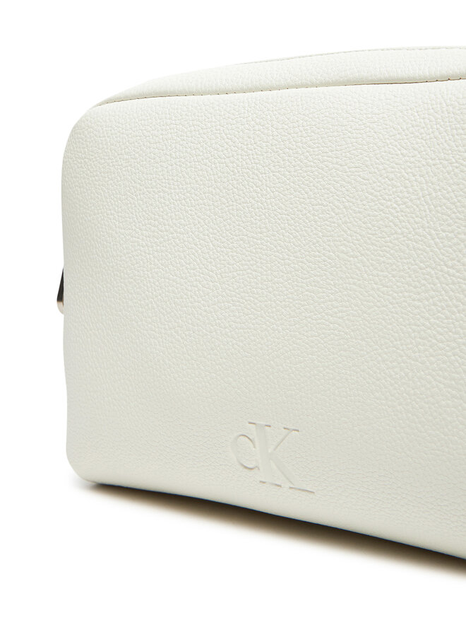 Calvin Klein Jeans Handtasche Calvin Klein Jeans Ultralight Ew Dble Zip Camera Ba LV04K3124G Weiß