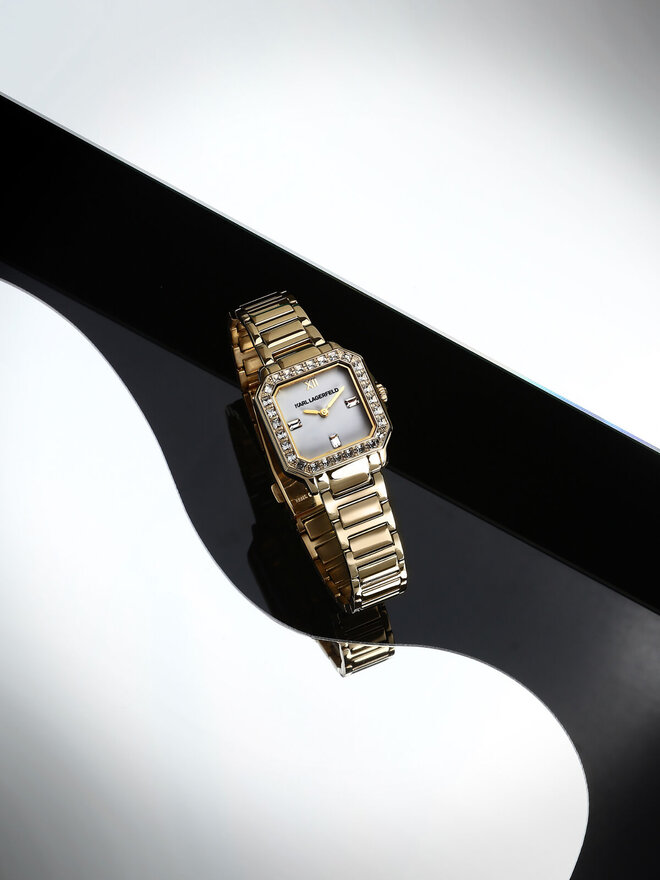 KARL LAGERFELD Hodinky KARL LAGERFELD R0553102501 Zlatá