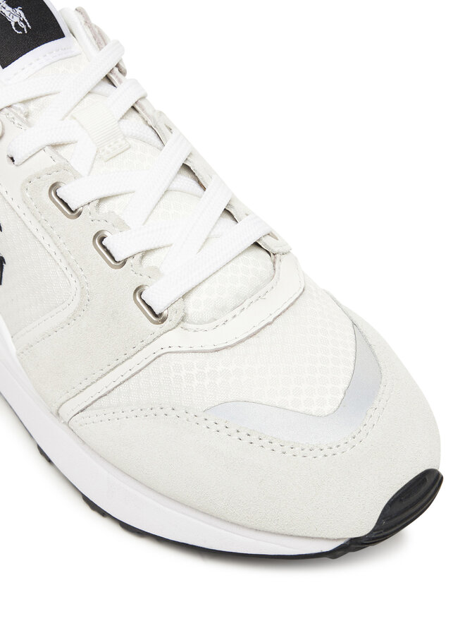 Polo Ralph Lauren Снікерcи Polo Ralph Lauren Train 89 V2 Suede-Paneled Sneaker 809973974001 Білий