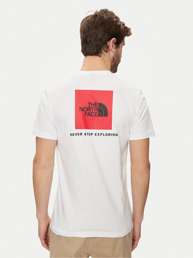 The North Face The North Face T-Shirt Redbox NF0A87NP Λευκό Regular Fit