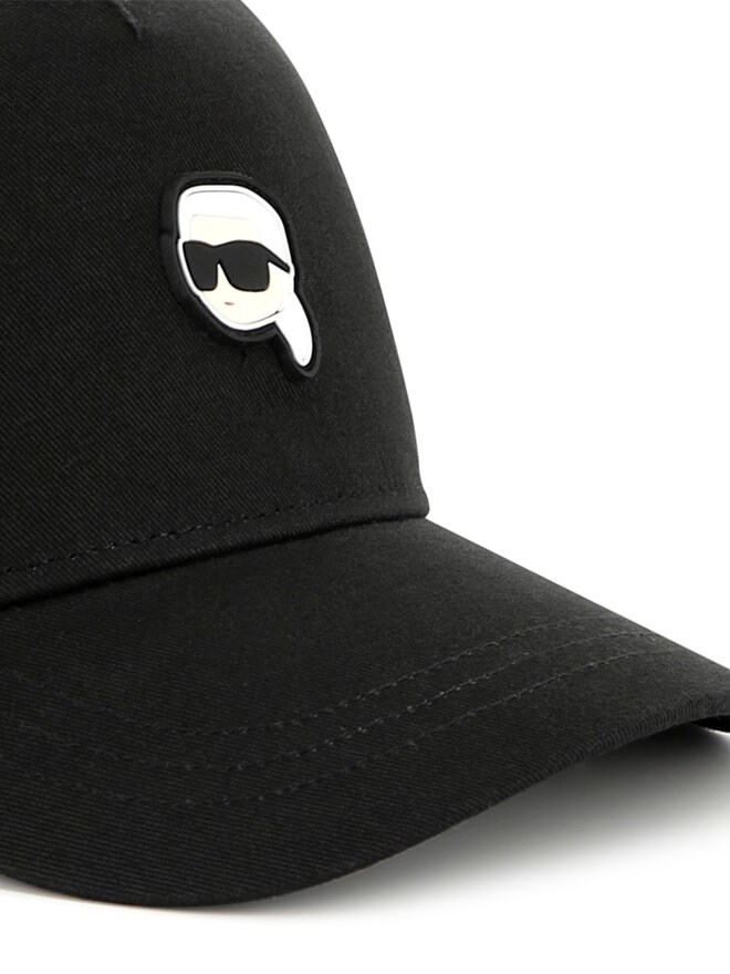 KARL LAGERFELD Czapka z daszkiem KARL LAGERFELD Z30398 Czarny