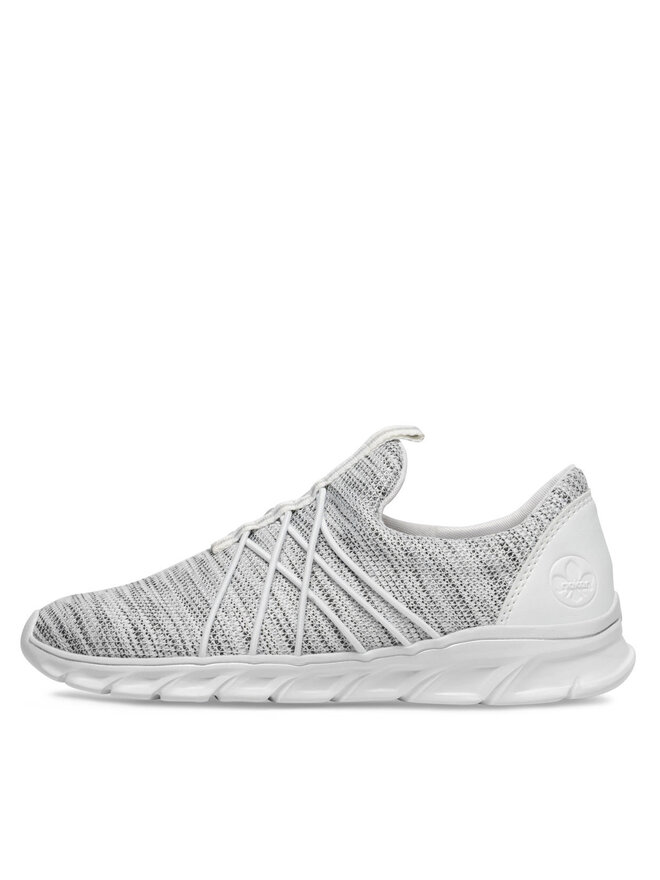 Rieker Sneakersy Rieker 54071-80 Sivá