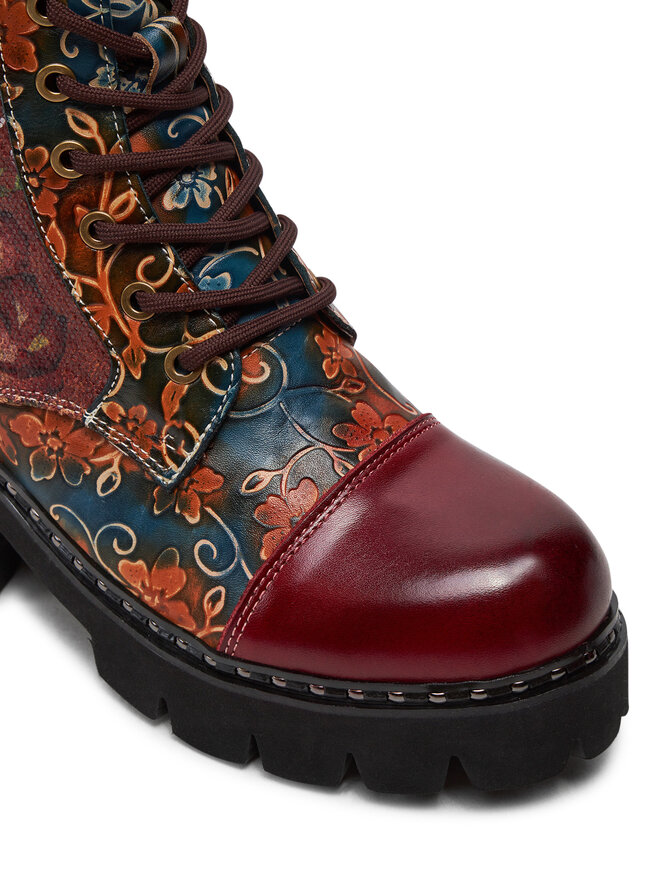 Laura Vita Schnürschuhe Laura Vita Kleo 05 Dunkelrot