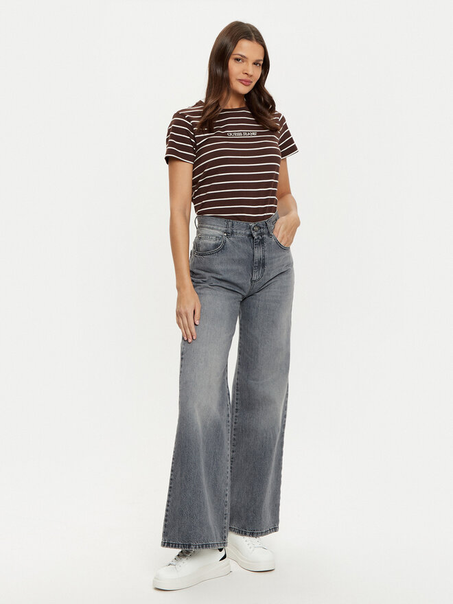 Guess Jeans Guess Jeans Majica W4BI53 KCIE1 Rjava Regular Fit