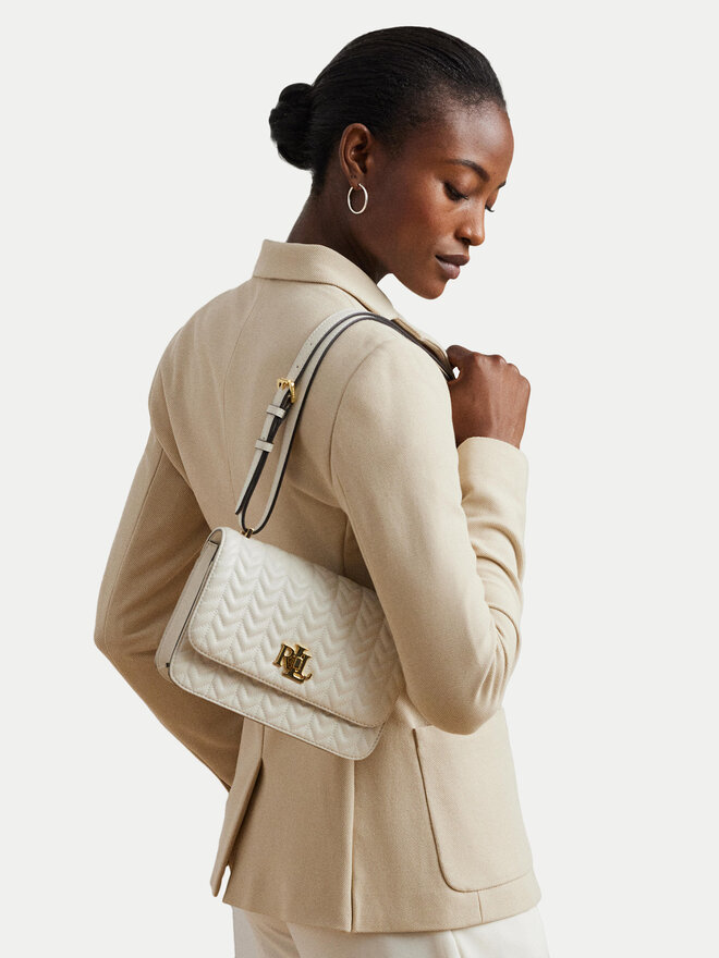 LAUREN RALPH LAUREN Torebka LAUREN RALPH LAUREN Sophee 431966768001 Écru