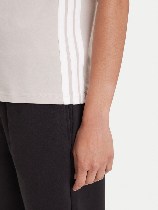 adidas adidas Футболка Essentials 3-Stripes JE1237 Бежевий Regular Fit