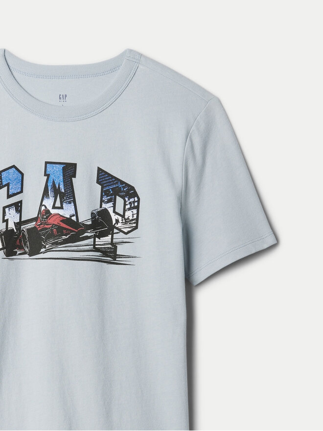 Gap Gap Marškinėliai 544192-01 Pilka Regular Fit