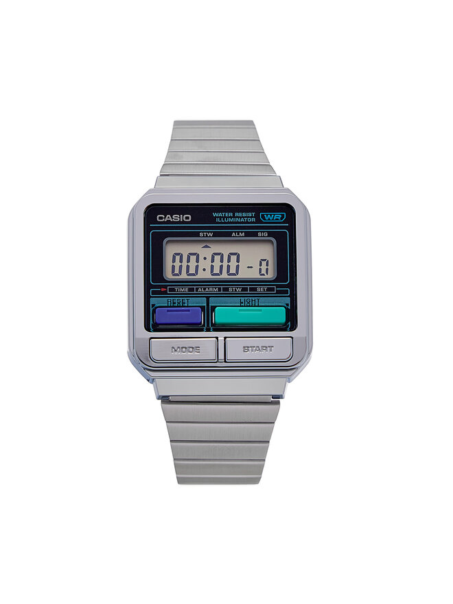 Casio Годинник Casio Vintage 80s A120WE-1AEF Срібний