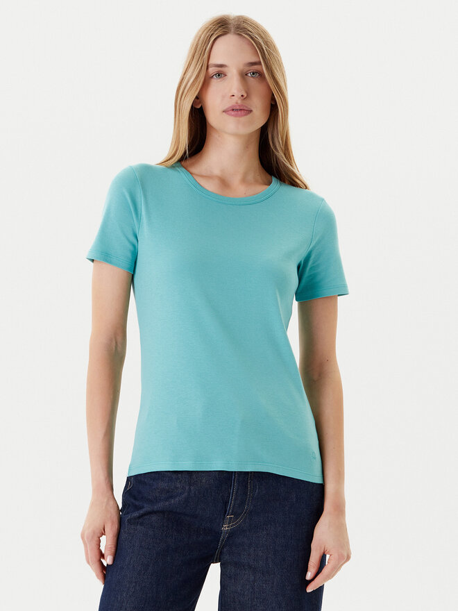 United Colors Of Benetton United Colors Of Benetton Camiseta 3GA2E16A0 Verde Regular Fit