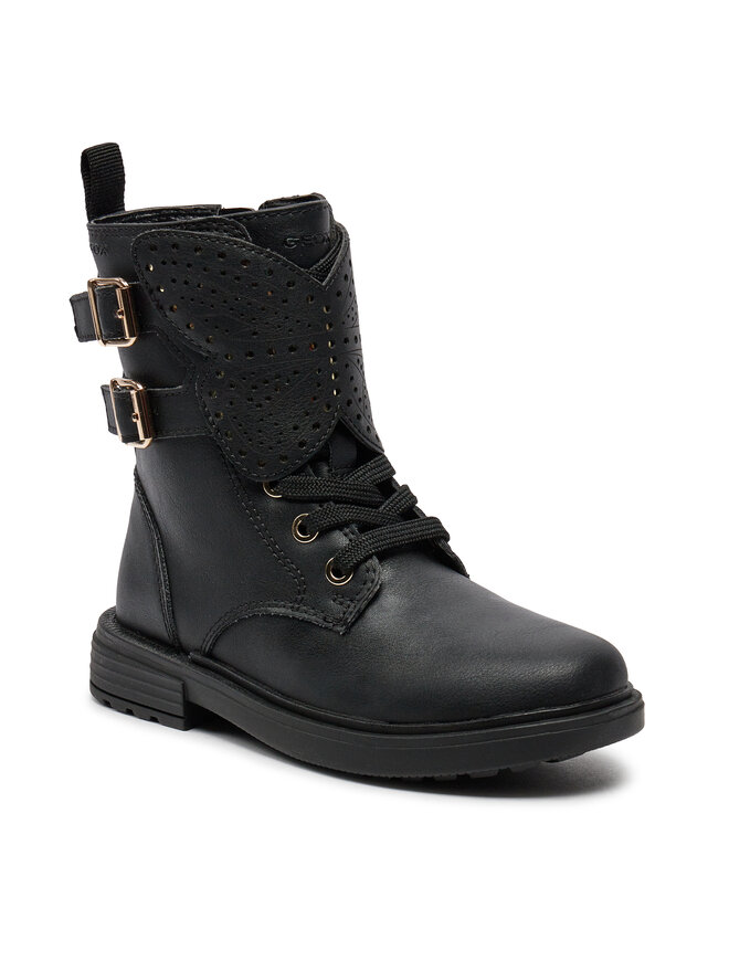 Geox Stiefeletten Geox J Eclair Girl J369QN 000BC C9999 M Schwarz