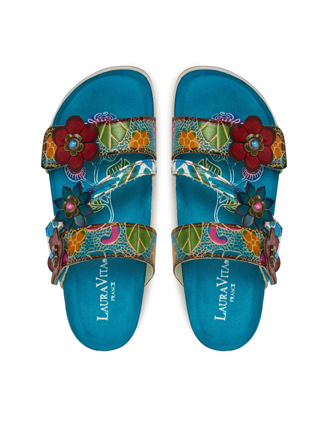 Laura Vita Pantoletten Laura Vita Brcyano 16 Blau