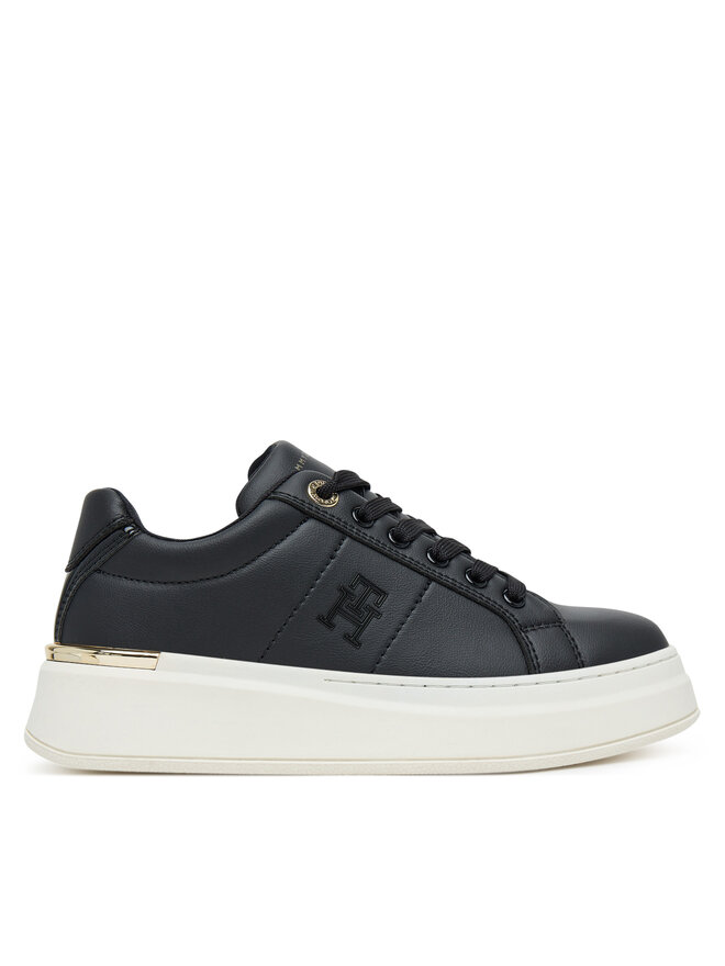Tommy Hilfiger Сникърси Tommy Hilfiger Low Cut Lace-Up T3A9-33985-1355 Черен