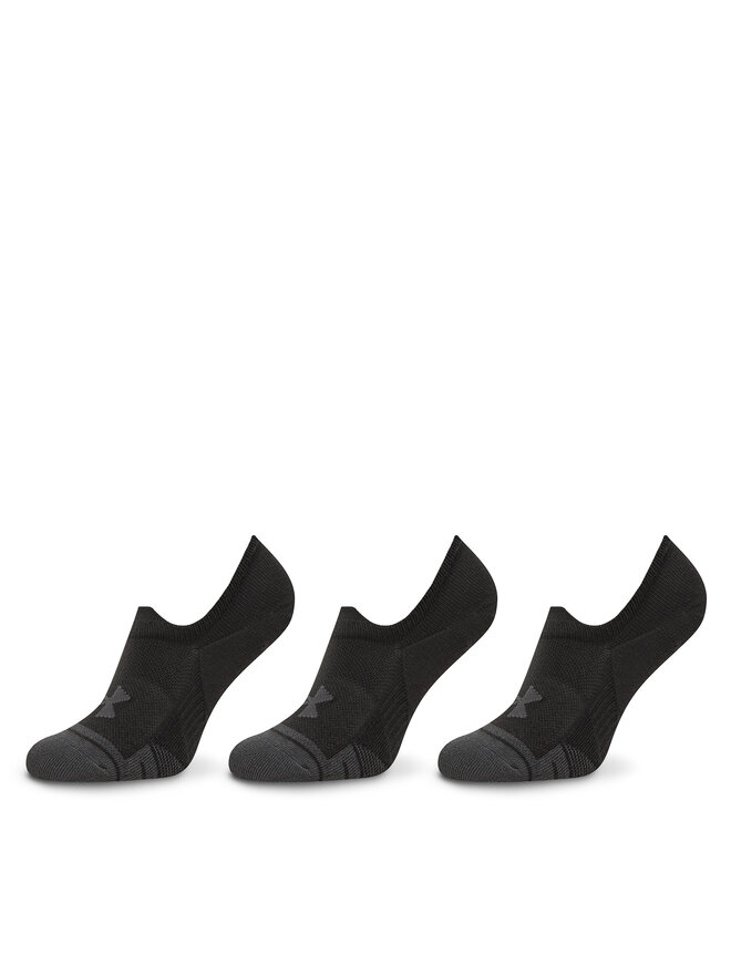 Under Armour Комплект 3 чифта къси чорапи унисекс Under Armour Performance Tech 1379502 Черен