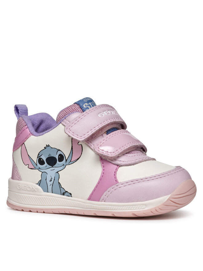 Geox Сникърси Geox B Rishon Girl B460LA 000BC C0406 Бял