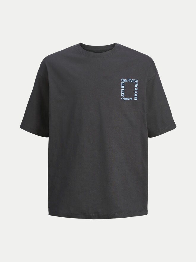 Jack&Jones Junior Jack&Jones Junior Marškinėliai Brooklyn Graphic 12263183 Juoda Relaxed Fit