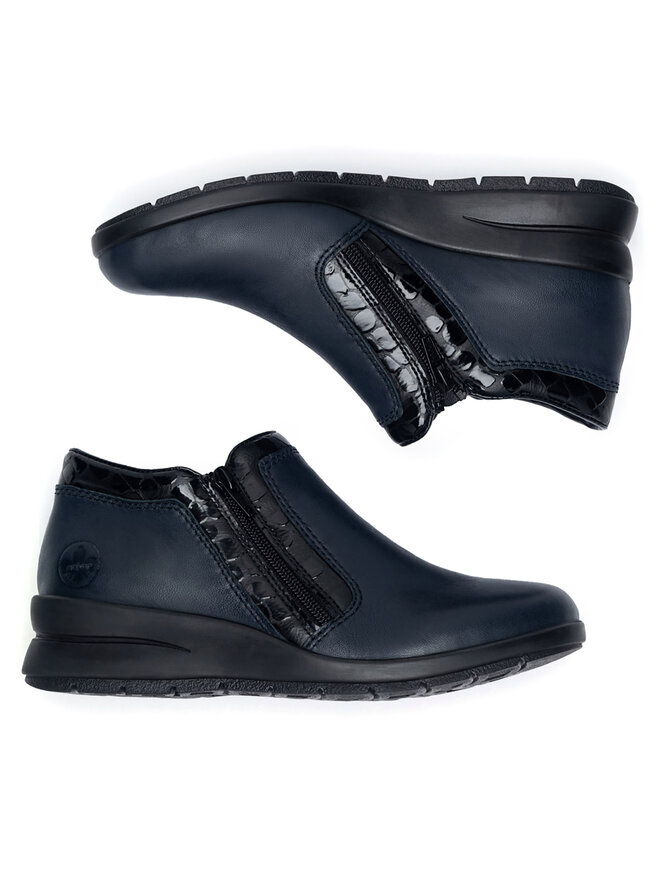 Rieker Halbschuhe Rieker L4883-14 Dunkelblau