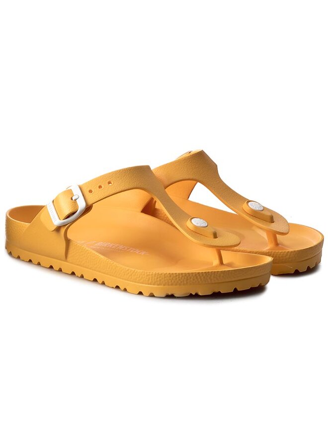 Birkenstock gizeh yellow clearance
