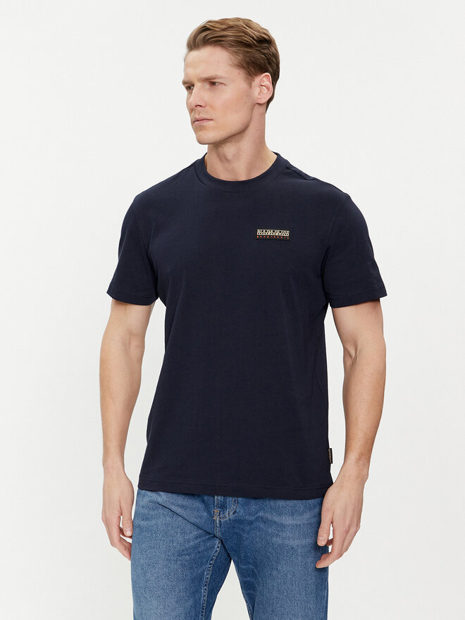 Napapijri Napapijri Футболка Iaato NP0A4HFZ Cиній Regular Fit