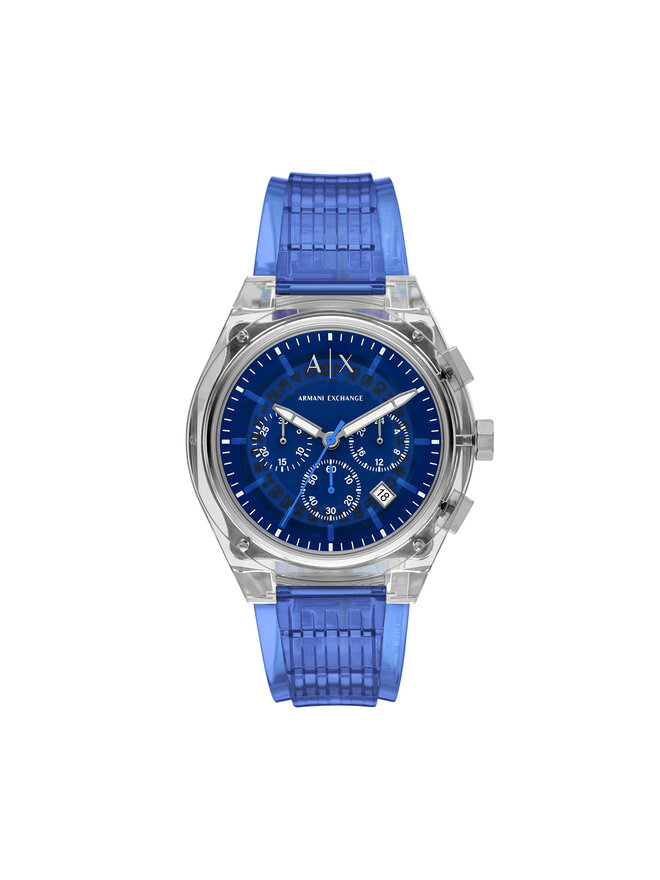 Armani Exchange Часовник Armani Exchange Rafael Chronograph AX4166 Син