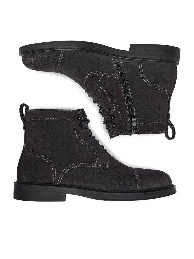 GINO ROSSI Schnürschuhe GINO ROSSI EO-PORTO-01 Dunkelgrau