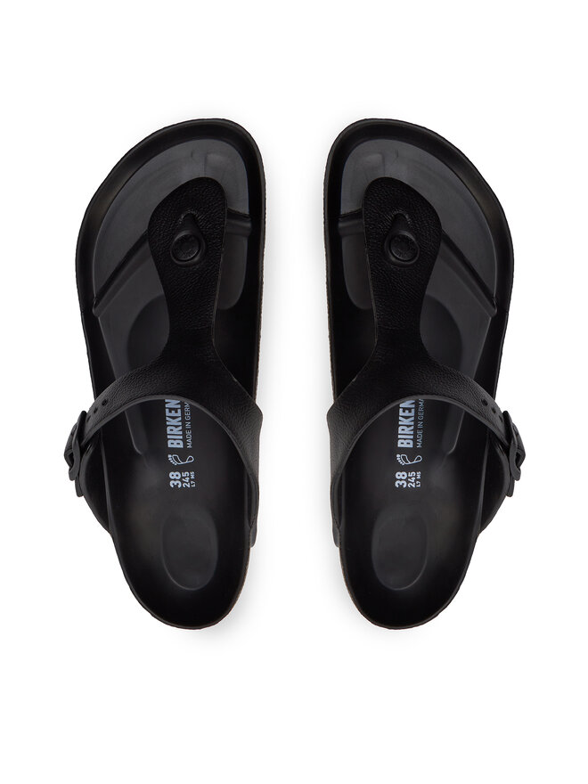 В'єтнамки Birkenstock Gizeh 0128201 Чорний | evzuttya.com.ua