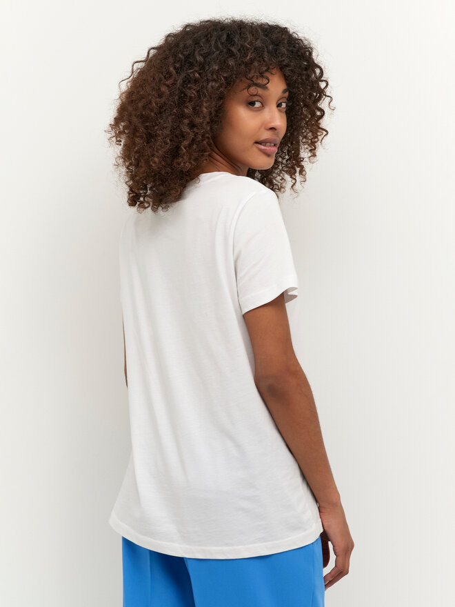Kaffe Kaffe Camiseta Marin 10506137 Blanco Regular Fit
