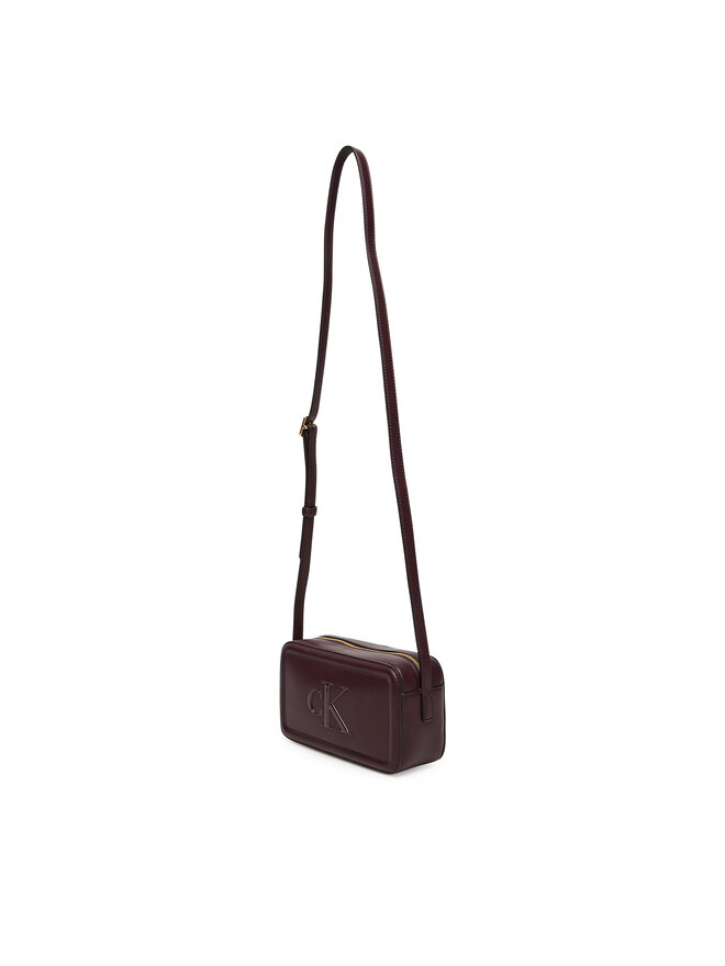 Calvin Klein Handtasche Calvin Klein Bold Ck Camera Bag LV04F3220G Dunkelrot