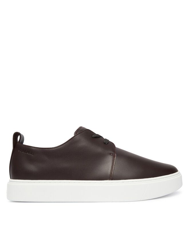 Calvin Klein Zapatillas Calvin Klein Hybrid Clean Cup Derby Lth HM0HM02011 Guinda/burdeos