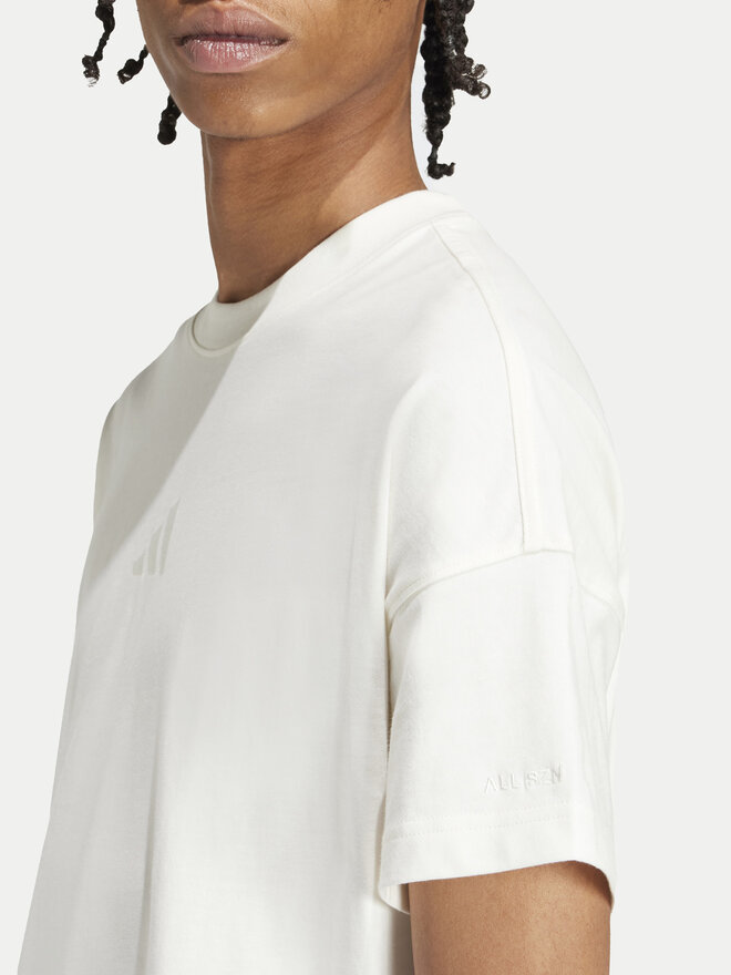 adidas adidas T-Shirt ALL SZN IV5217 Λευκό Loose Fit