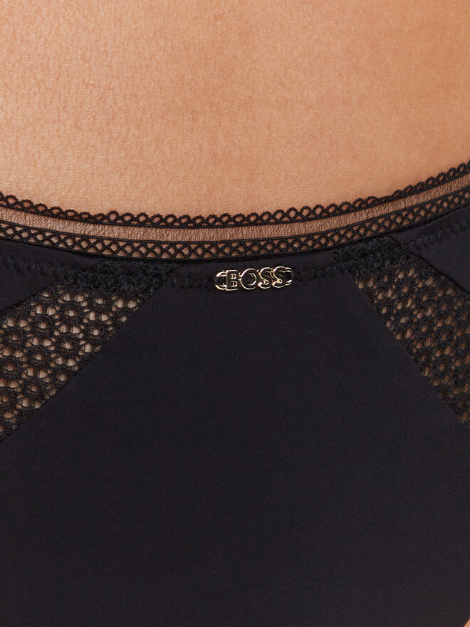 BOSS BOSS Stringtanga Pure 50545055 Schwarz