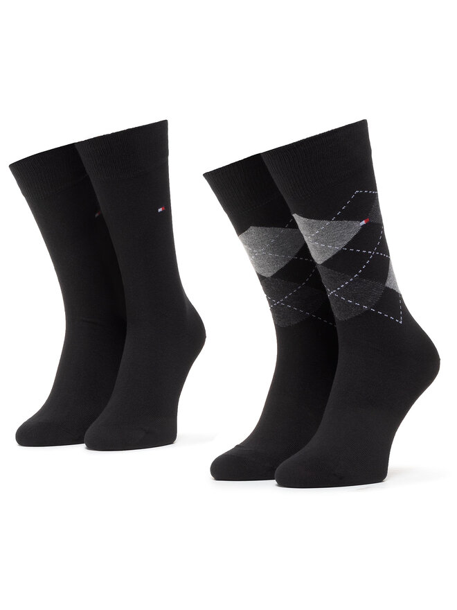Tommy Hilfiger Lange Socken Tommy Hilfiger 100001495 Schwarz