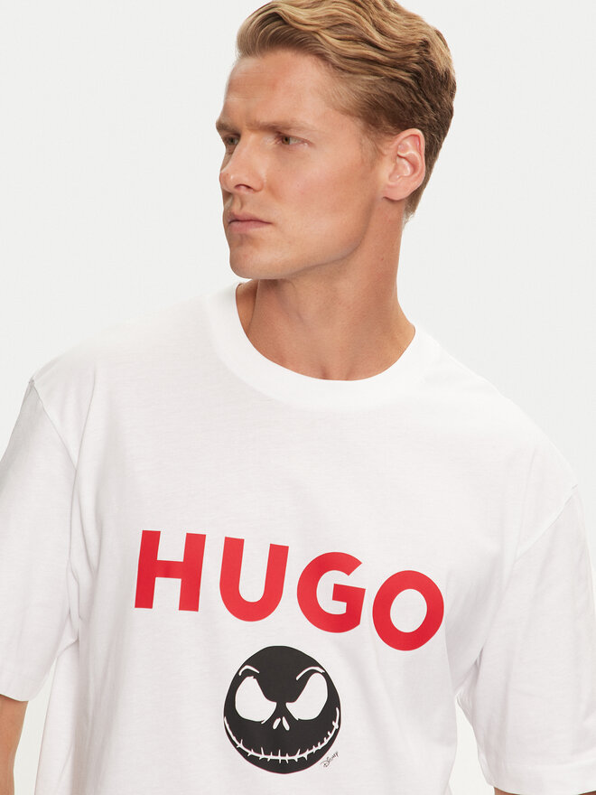 HUGO HUGO Camiseta 50537986 Blanco Regular Fit