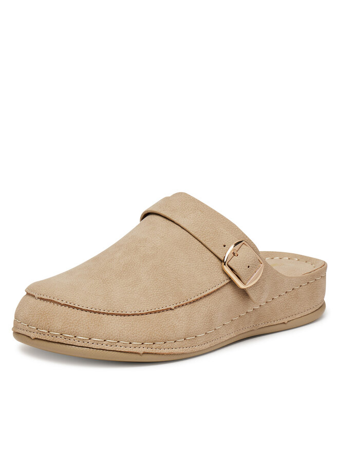 Clara Barson Pantoletten Clara Barson WFA3688-1 Beige