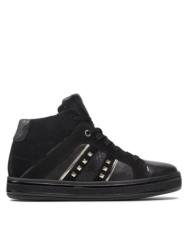 Geox Sneakersy Geox D Leelu' B D16FFB 08522 C9999 Čierna