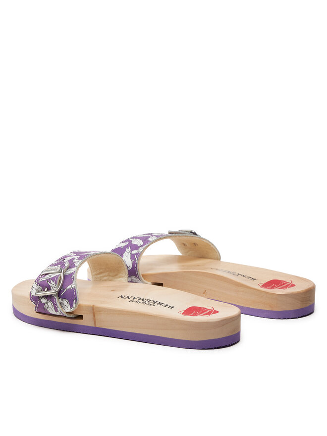Berkemann Pantoletten Berkemann Original Sandale 00100 Violett