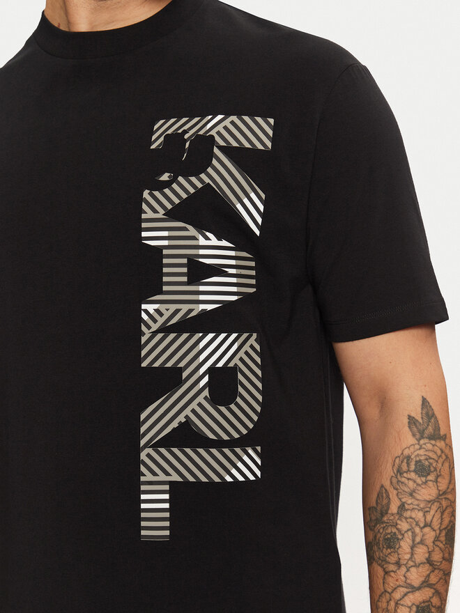 KARL LAGERFELD KARL LAGERFELD T-Shirt 755198 551221 Μαύρο Regular Fit