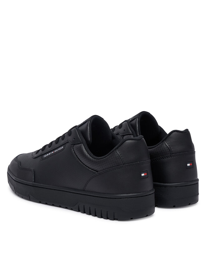 Tommy Hilfiger Sneakers Tommy Hilfiger Th Basket Core Leather FM0FM05927 Schwarz
