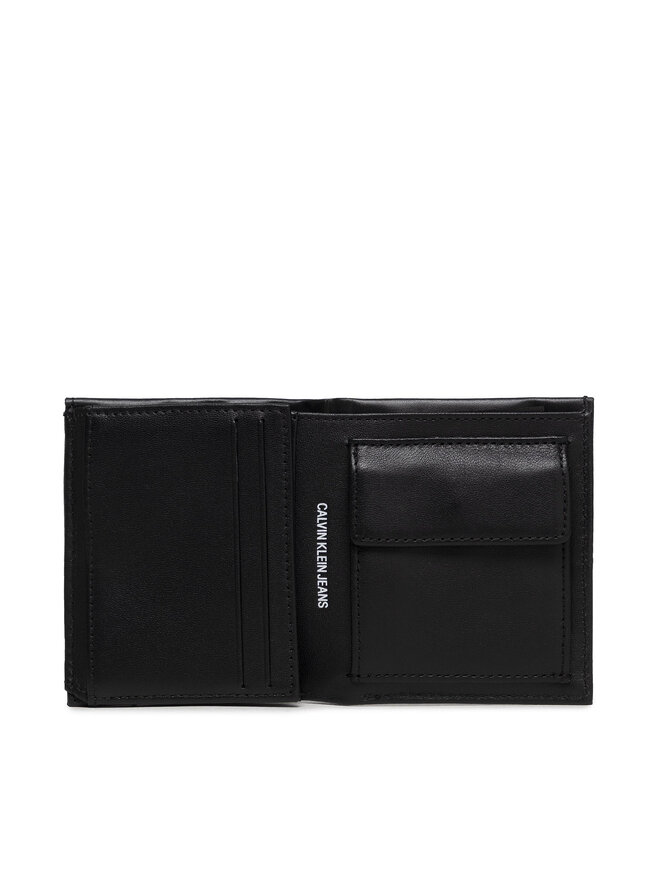 Calvin Klein Jeans Μικρό Πορτοφόλι Ανδρικό Calvin Klein Jeans Mono Hardware Small N/S Trifold K50K507222 Μαύρο