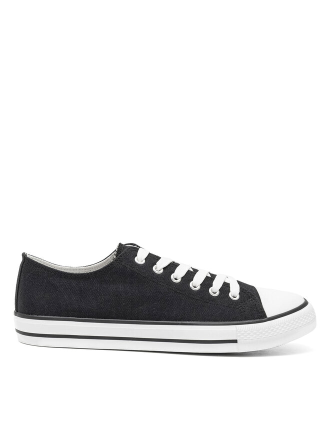 Lanetti Sneakers aus Stoff Lanetti MSS20503-01A Schwarz